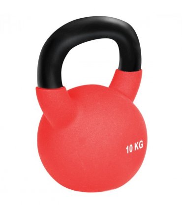 HOMCOM 10KG Kettlebell with Soft Body and Non-Slip Handle, Red