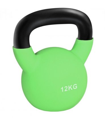 HOMCOM 12KG Kettlebell with Soft Body and Non-Slip Handle, Green