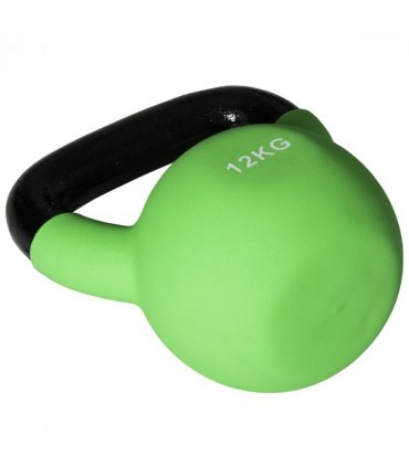 HOMCOM 12KG Kettlebell with Soft Body and Non-Slip Handle, Green