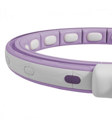 SPORTNOW Smart Weighted Hula Hoop with 16 Detachable Knots, Purple