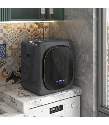 HOMCOM 4kg 800W Vented Tumble Dryer with Deodorize, Smart Mode