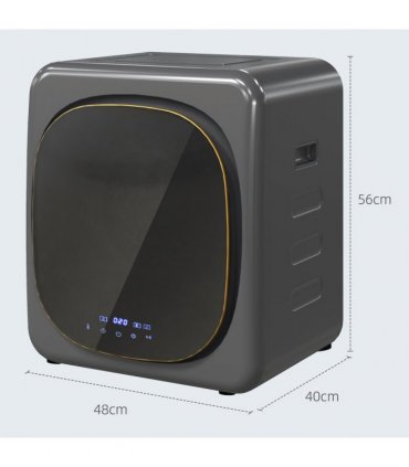 HOMCOM 4kg 800W Vented Tumble Dryer with Deodorize, Smart Mode
