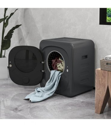 HOMCOM 4kg 800W Vented Tumble Dryer with Deodorize, Smart Mode