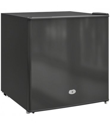 HOMCOM 35L Tabletop Freezer with Removable Wire Shelf and Two Keys, Black