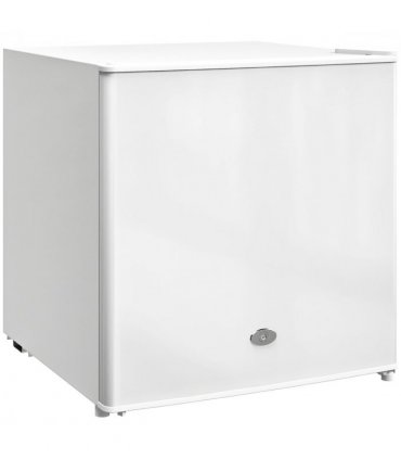HOMCOM 35L Tabletop Freezer with Removable Wire Shelf and Two Keys, White