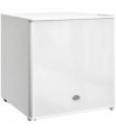 HOMCOM 35L Tabletop Freezer with Removable Wire Shelf and Two Keys, White