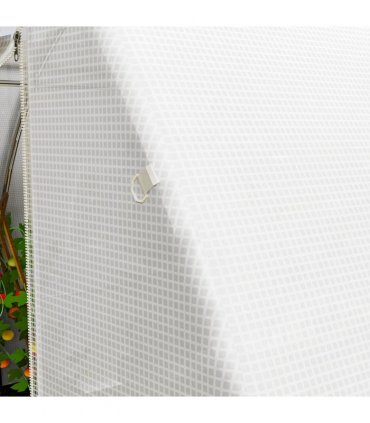 Outsunny 4 x 3 x 2m Greenhouse Replacement Cover ONLY for Tunnel Greenhouse — Colour: White
