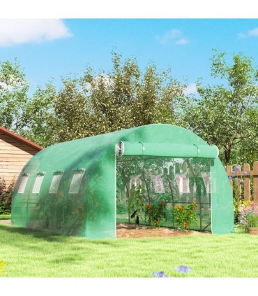 Outsunny 4 x 3 x 2m Greenhouse Replacement Cover ONLY for Tunnel Greenhouse
