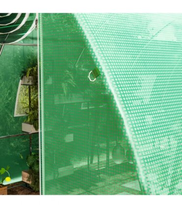 Outsunny 4 x 3 x 2m Greenhouse Replacement Cover ONLY for Tunnel Greenhouse