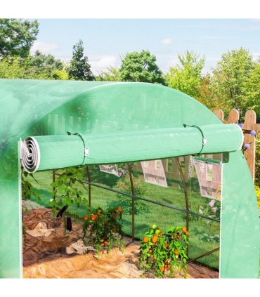 Outsunny 4 x 3 x 2m Greenhouse Replacement Cover ONLY for Tunnel Greenhouse