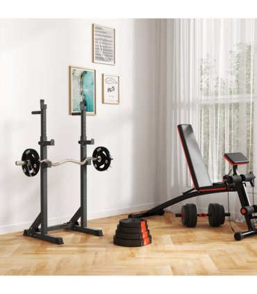 SPORTNOW Olympic Weight Plates Set for Home Gym, 2 x 7.5kg, 2 x 5kg, Black — Size: F30 x 5.5 cm