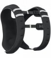 HOMCOM 5KG Weighted Vest with Adjustable Straps, Pocket, Reflective Strips — Colour: Black, Size: 40L x 35W cm