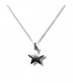 Star Silver Necklace — Size: 16 INCH