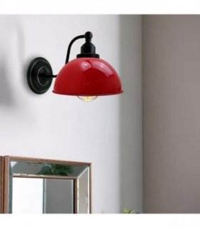 Modern Wall Lights Vintage Indoor Lamps & Shades ~3697 — Colour: Red — V0671902752