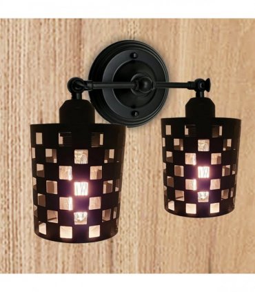 Modern Retro Vintage Industrial Wall Mounted Lights Rustic Sconce Lamps Fixture~2274 — Colour: Brushed Copper