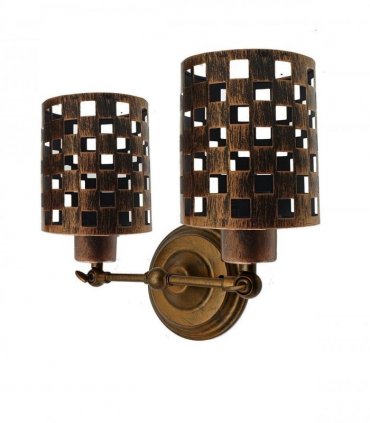 Modern Retro Vintage Industrial Wall Mounted Lights Rustic Sconce Lamps Fixture~2274 — Colour: Brushed Copper