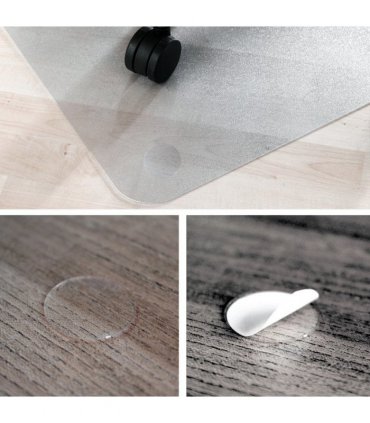 Cleartex® Evolutionmat® Rectangular Anti-Slip Chair Mat - 90 x 120cm
