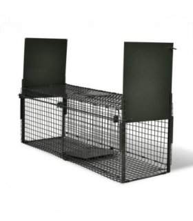 vidaXL Life Trap with 2 Doors — Size: 100 cm
