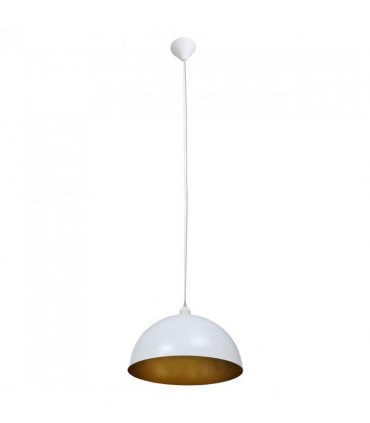 vidaXL Ceiling Lamp 2 pcs Height-adjustable Semi-spherical White