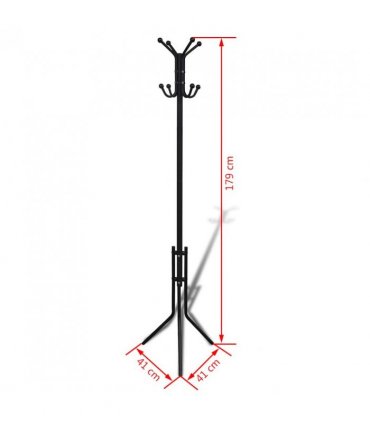 Metal Black Coat Stand