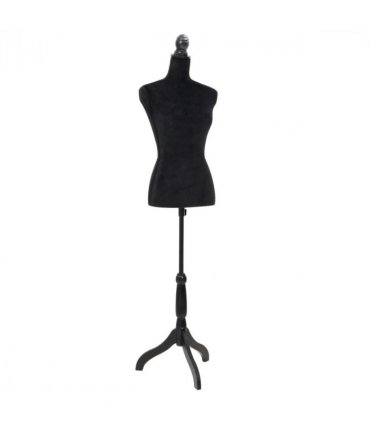 Ladies Bust Display Black Female Mannequin Female Dress Form