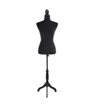 Ladies Bust Display Black Female Mannequin Female Dress Form