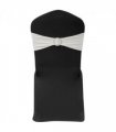 vidaXL Chair Ribbon | Set of 25 | Cream | Polyester | Stretchable to 50 cm