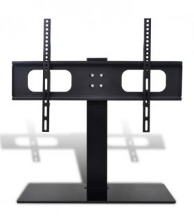 vidaXL Pedestal TV Stand for 37-55 Inch Screen Max VESA 600x400 mm 40kg — Size: 600 x 400 mm, Model: with base