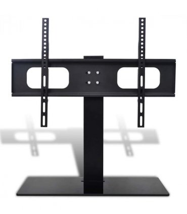 vidaXL Pedestal TV Stand for 37-55 Inch Screen Max VESA 600x400 mm 40kg — Size: 600 x 400 mm, Model: with base