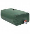 vidaXL Water Tank with Tap Foldable 100 L PVC — Colour: green — V0671929816