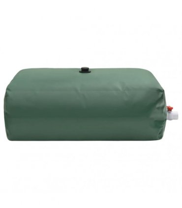 vidaXL Water Tank with Tap Foldable 100 L PVC — Colour: green — V0671929816
