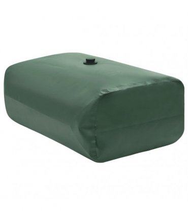 vidaXL Water Tank with Tap Foldable 100 L PVC — Colour: green — V0671929816
