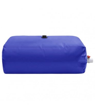 vidaXL Water Tank with Tap Foldable 100 L PVC — Colour: blue