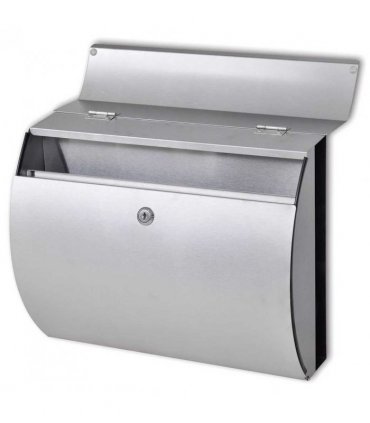 Stainless Steel Mailbox — Size: 37.5 x 13 x 31 cm