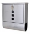 Stainless Steel Mailbox — Size: 31 x 10.5 x 33.5 cm