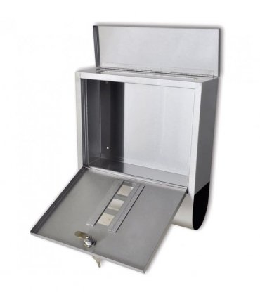 Stainless Steel Mailbox — Size: 31 x 10.5 x 33.5 cm