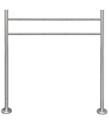 Stainless Steel Stand for Double Mailbox