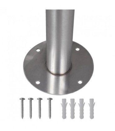 Mailbox on Stand Stainless Steel — Size: 31 x 10.5 x 33.5 cm