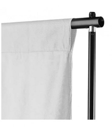 vidaXL Backdrop Cotton without Stand White 500x300 cm — Size: 500 x 300 cm
