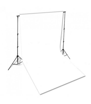 vidaXL Backdrop Cotton without Stand White 600x300 cm — Size: 600 x 300 cm