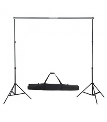 vidaXL Backdrop Support System 300 x 300 cm White
