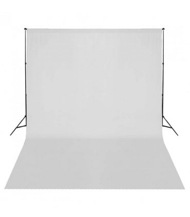 vidaXL Backdrop Support System 300 x 300 cm White