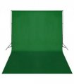 vidaXL Backdrop Support System 500 x 300 cm Green