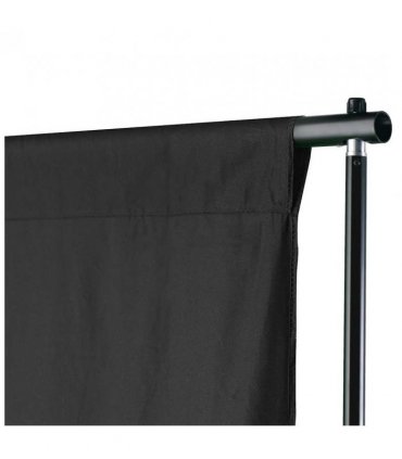 vidaXL Backdrop Support System 500 x 300 cm Black
