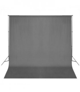 vidaXL Photo Backdrop Support System 600x300 cm Black