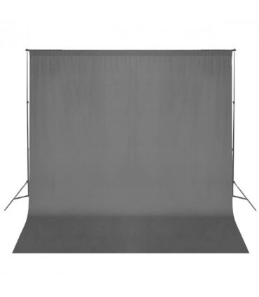 vidaXL Photo Backdrop Support System 600x300 cm Black