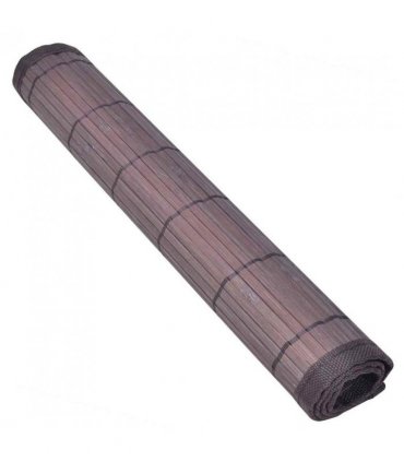 6 Bamboo Placemats 30 x 45 cm Dark Brown