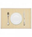 6 Bamboo Placemats 30 x 45 cm Natural — Colour: beige