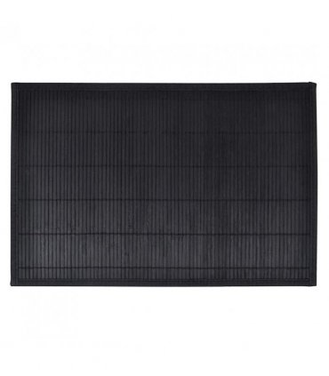 6 Bamboo Placemats 30 x 45 cm Black