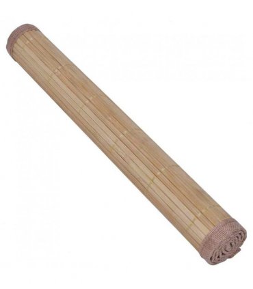 6 Bamboo Placemats 30 x 45 cm Brown